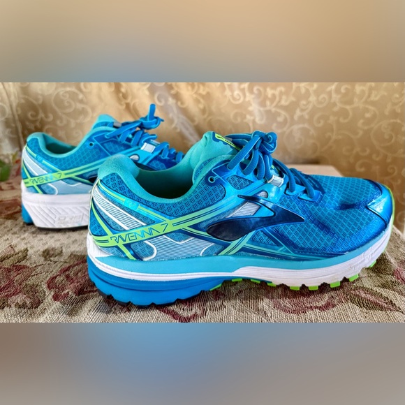 Brooks Ravenna 7 Womens Size 8.5 Blue Green Training Running Shoes Like New - Picture 8 of 14